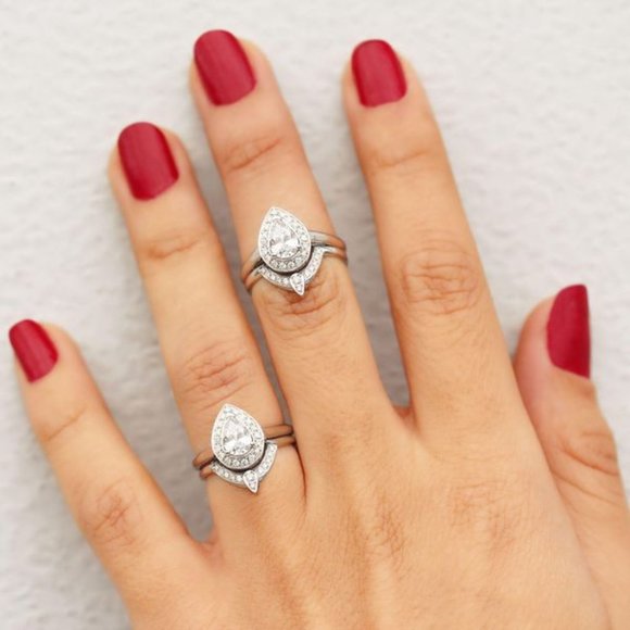 Engagement Matching Ring Set - Picture 2 of 3